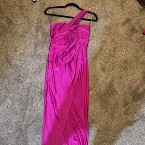 Asymmetrical Pink Dress